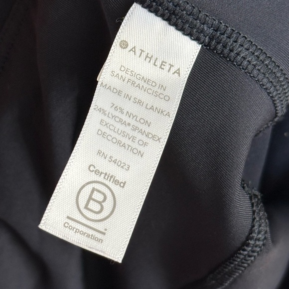 {XXS} Athleta Tailwind Reflective 7/8 Tight in Supersonic Black - Picture 11 of 11